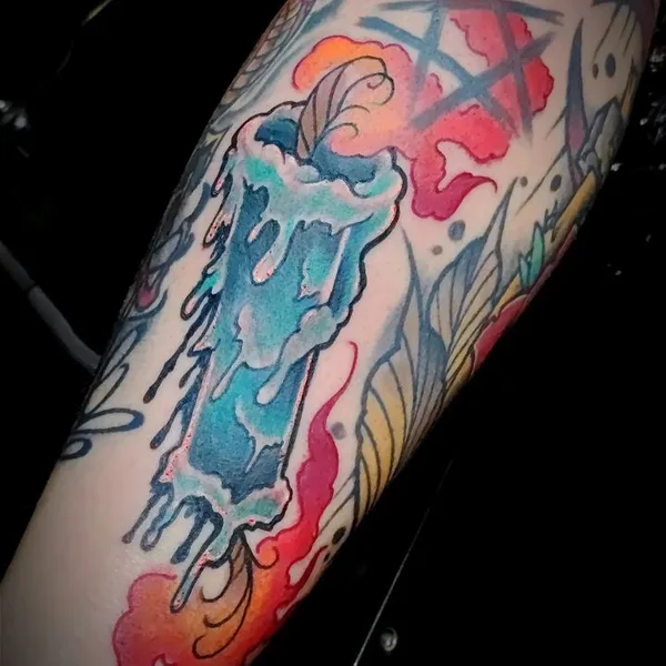 Traditional tattoo by Niko Parviainen in Helsinki