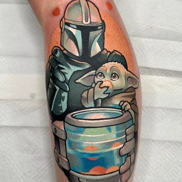 Neo Traditional tattoo by Aari Ylinen in Helsinki
