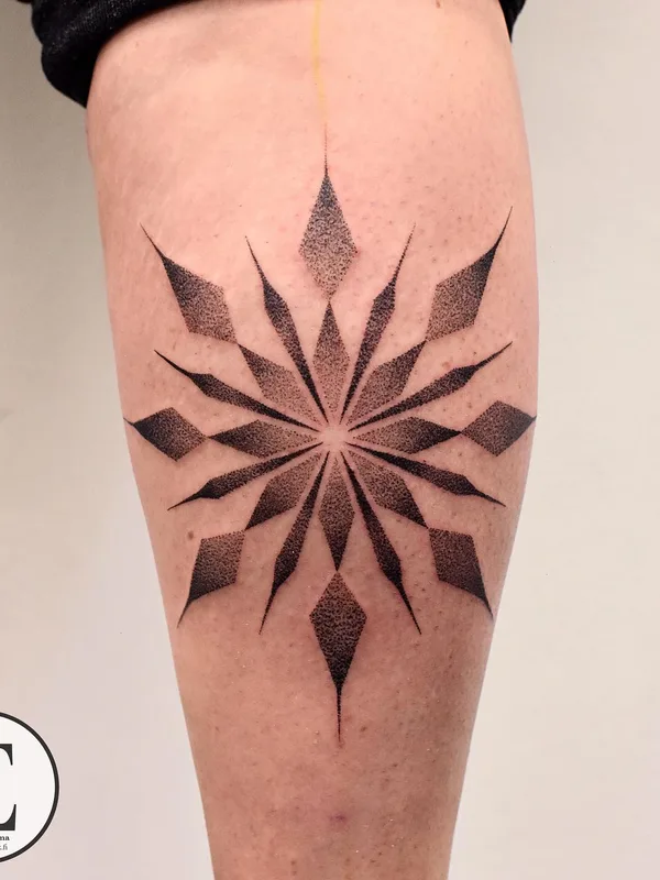Дотворк tattoo by Dots by Sigma in Helsinki