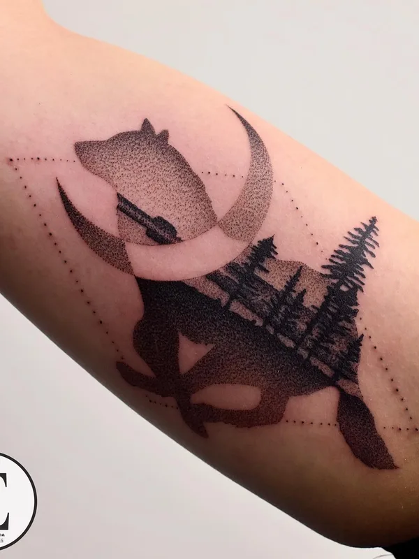 Дотворк tattoo by Dots by Sigma in Helsinki