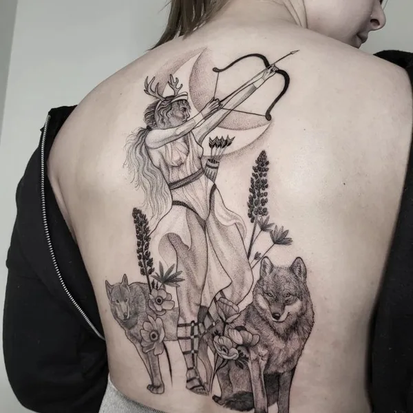 Graphic tattoo by foxxywallacetattoo in Helsinki