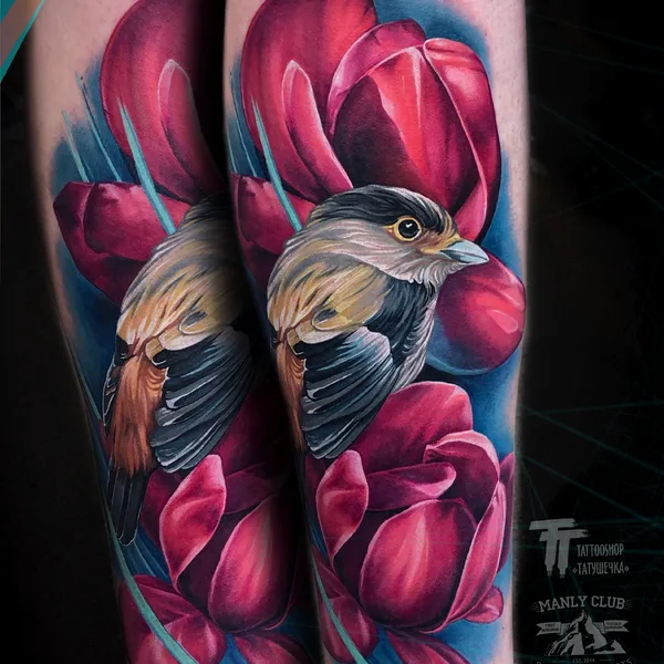 Neo Traditional tattoo by Ruslan Millington in Kyiv
