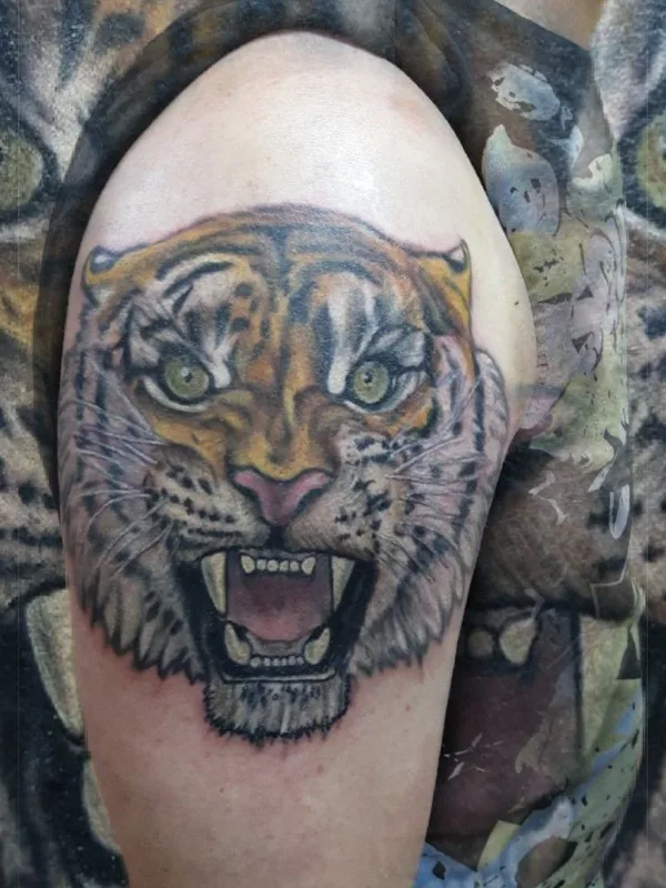 color realism татуировка на upper arm #39678 | Тату мастер Сергей Копылов