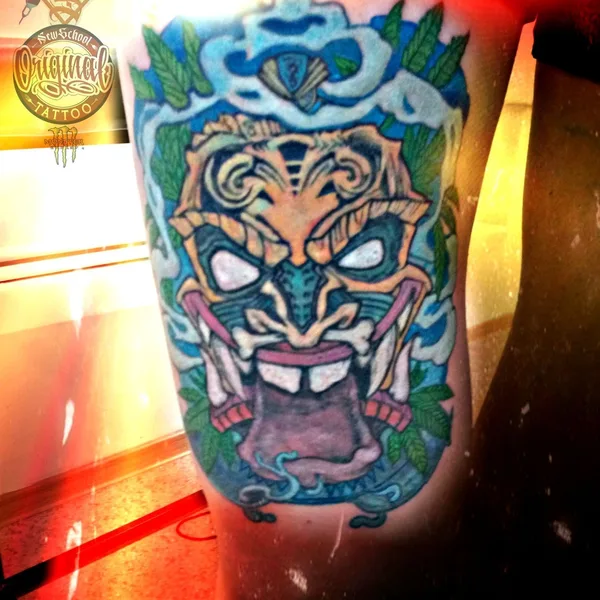 Biomechanical tattoo by Сергей Копылов in Кременки