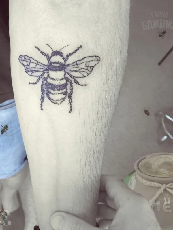 black linework татуировка на forearm #39670 | Тату мастер Сергей Копылов