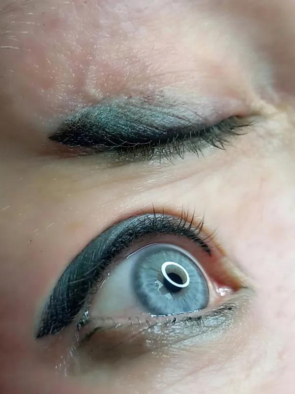 female black blackwork татуировка на face #39681 | Тату мастер Сергей Копылов