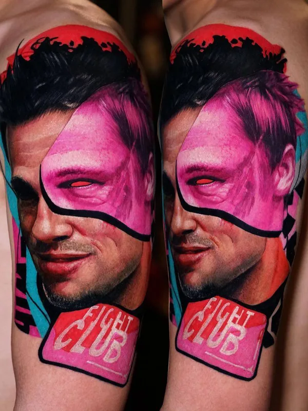 male color realism tatuaje en upper arm #31281 | Tatuador Dave Paulo