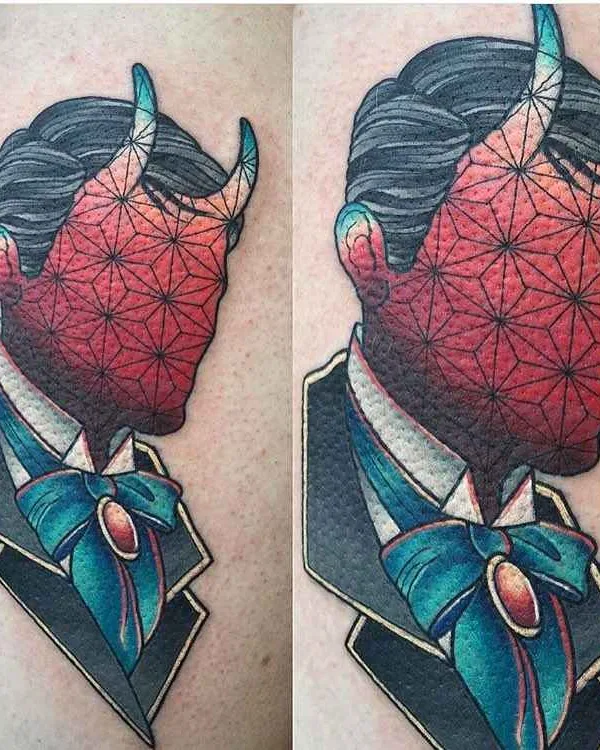 color geometric Tatuagem em shoulder #9122 | Tatuador Jay Joree
