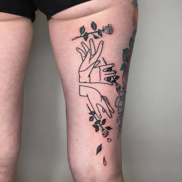 Сюрреализм tattoo by Brit Abad in Portland