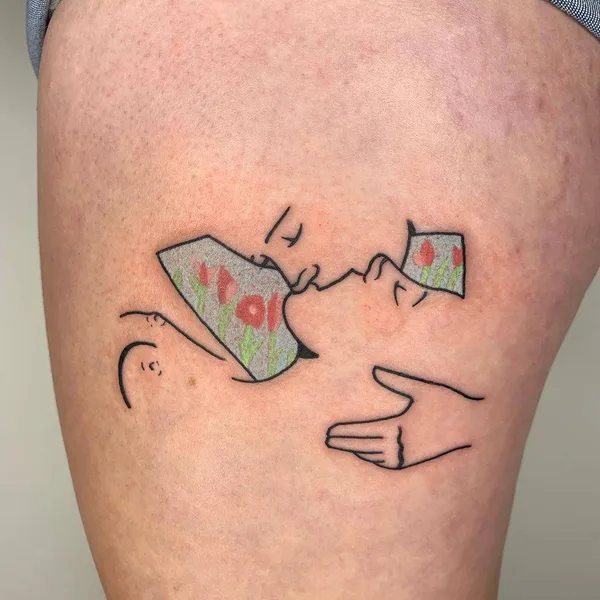 Сюрреализм tattoo by Brit Abad in Portland