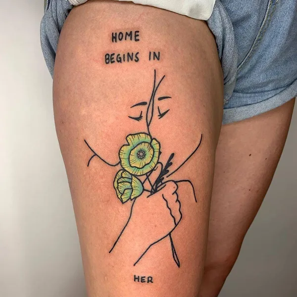 Сюрреализм tattoo by Brit Abad in Portland