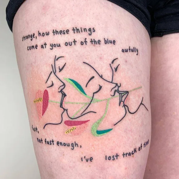 Сюрреализм tattoo by Brit Abad in Portland