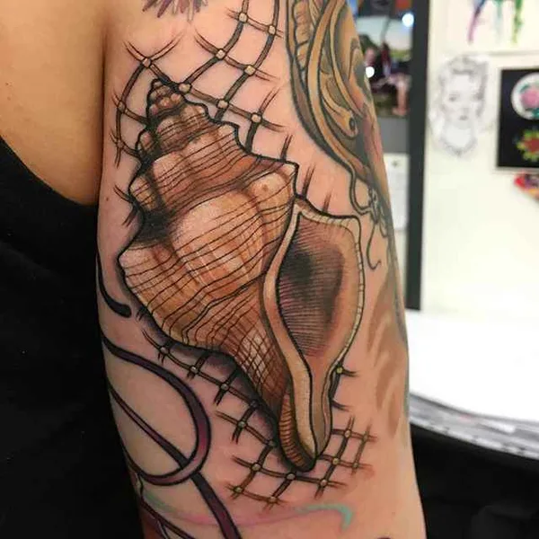 New School tattoo by Makkala Rose in Hamilton