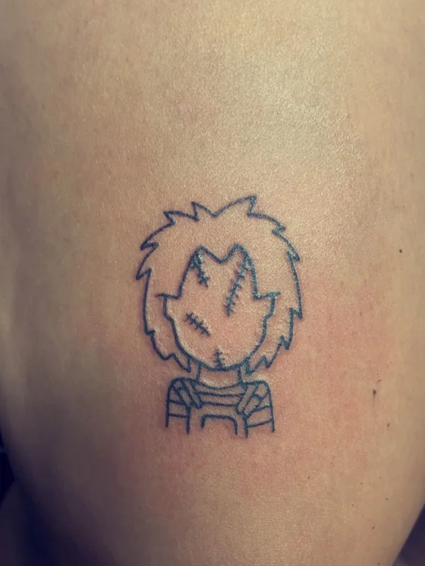 black cartoon Tatuagem em shoulder blade #42342 | Tatuador Arcangel Villanueva Tattoos 