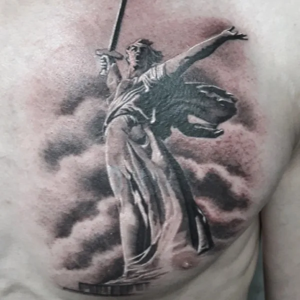 Biomechanical tattoo by Татуномеродин.рф in Волгоград