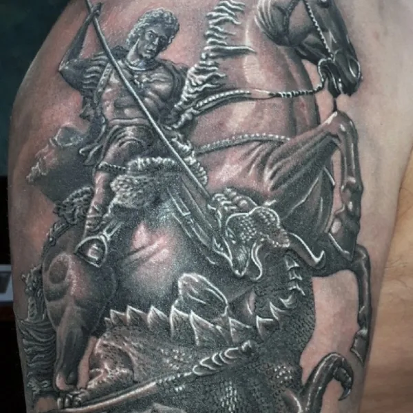 Biomechanical tattoo by Татуномеродин.рф in Волгоград