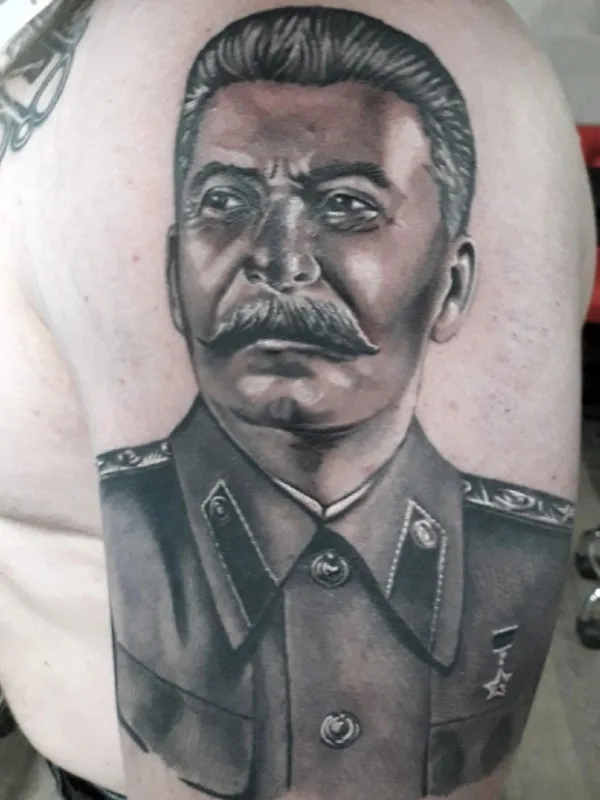black and grey realism tattoo on upper arm #73835 | Tattoo Artist Татуномеродин.рф