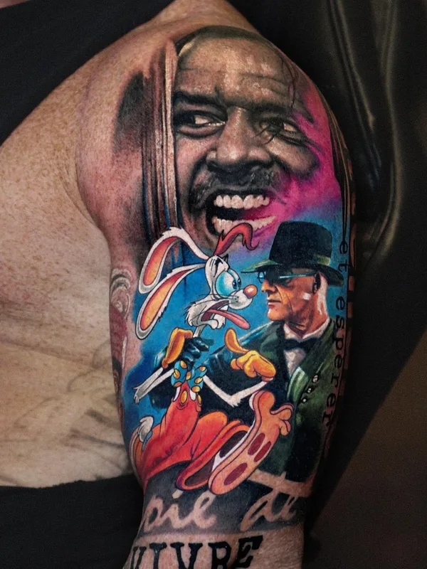 men color illustrative, realism 타투 부위 full sleeve #43033 | 타투이스트 Сергей Шанько