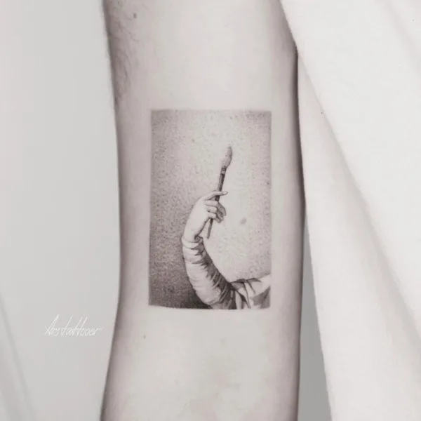Graphic tattoo by Александр Арисов in Saint Petersburg