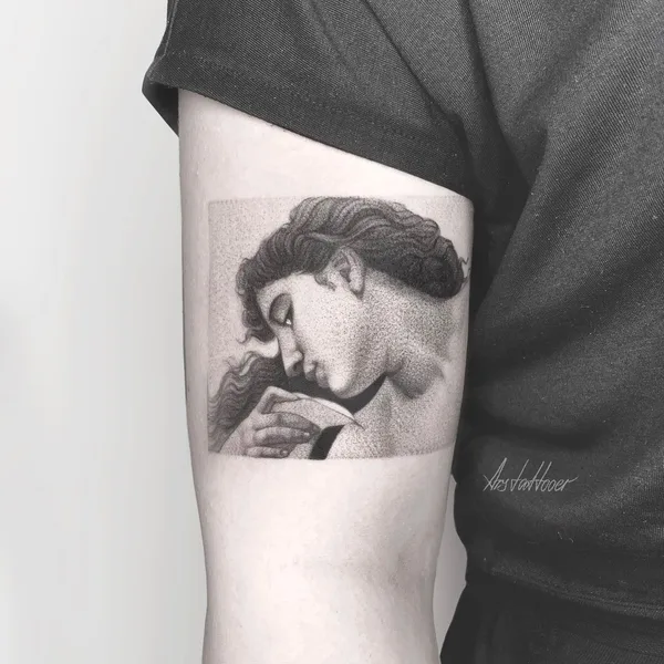 Graphic tattoo by Александр Арисов in Saint Petersburg