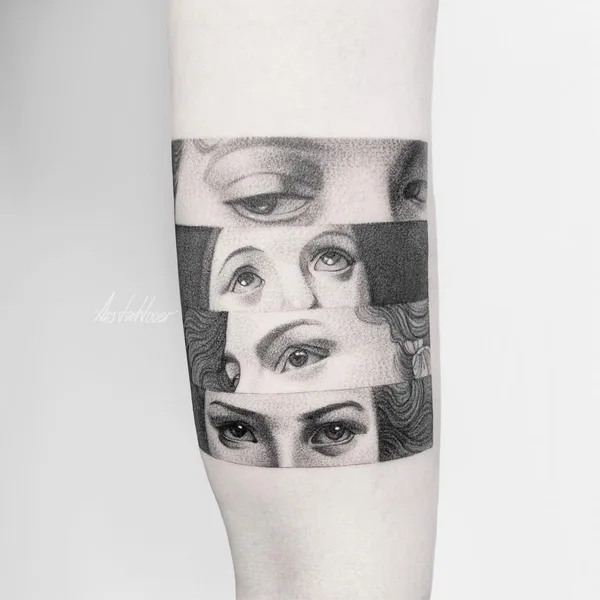 Graphic tattoo by Александр Арисов in Saint Petersburg