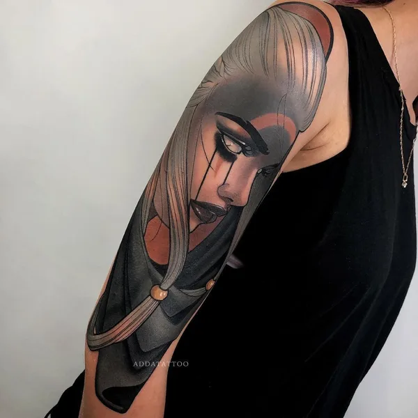 Neo Traditional tattoo by Алина Гокк in Saint Petersburg