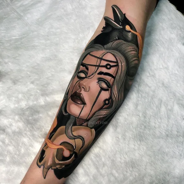 Neo Traditional tattoo by Алина Гокк in Saint Petersburg