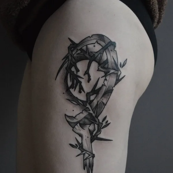 Watercolor tattoo by Mr Sigill in Moscow
