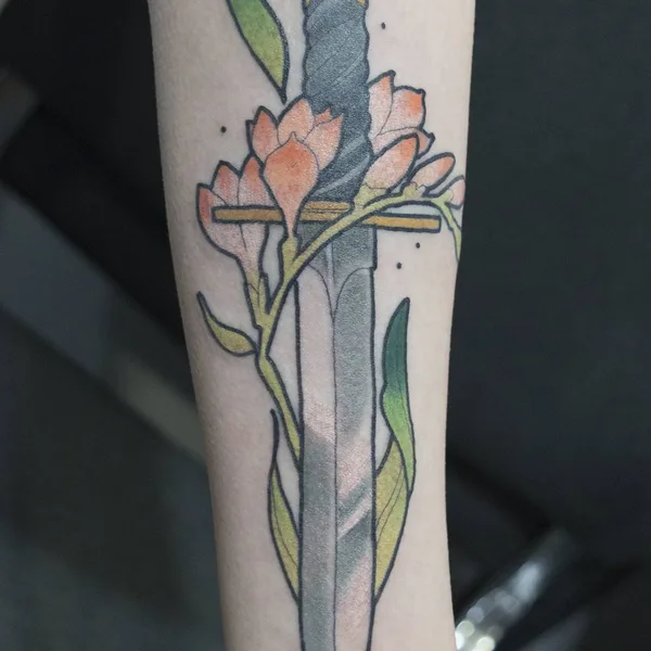 Watercolor tattoo by Mr Sigill in Moscow