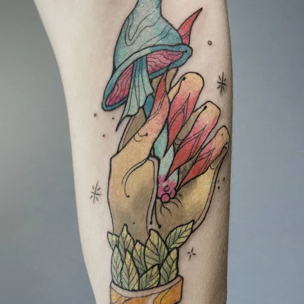 Watercolor tattoo by Mr Sigill in Moscow