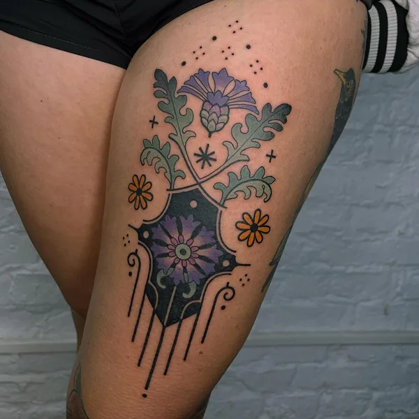 Авторская tattoo by Katharina Eckert (@mo_kathi) in Berlin