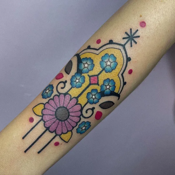 Авторская tattoo by Katharina Eckert (@mo_kathi) in Berlin