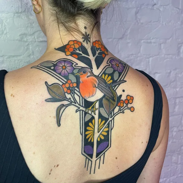 Авторская tattoo by Katharina Eckert (@mo_kathi) in Berlin