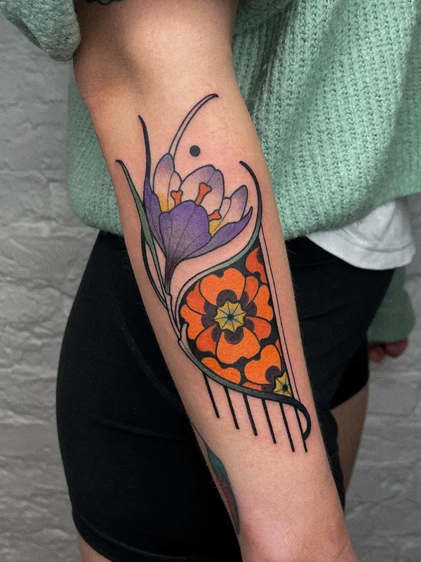 color illustrative татуировка на forearm #60746 | Тату мастер Katharina Eckert (@mo_kathi)