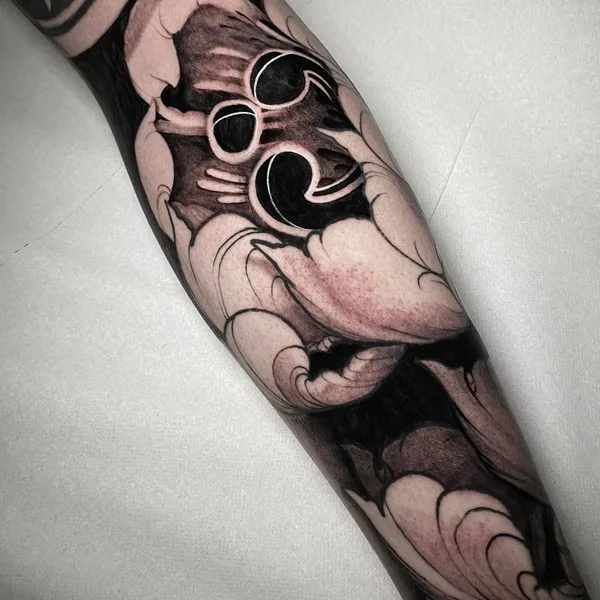 Ornamental tattoo by Federica Orlando in Venezia