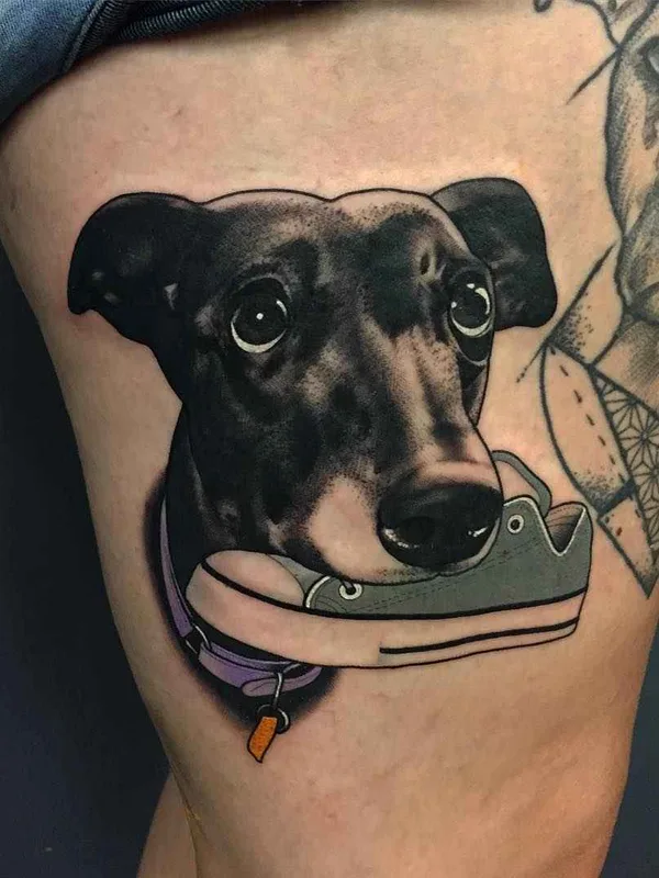 color realism Tatuaggio su thigh #9608 | Tatuatore Daniel Molloy