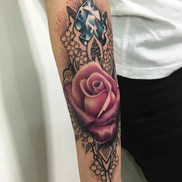 Авторская tattoo by Ryan Smith The Scientist in Exeter