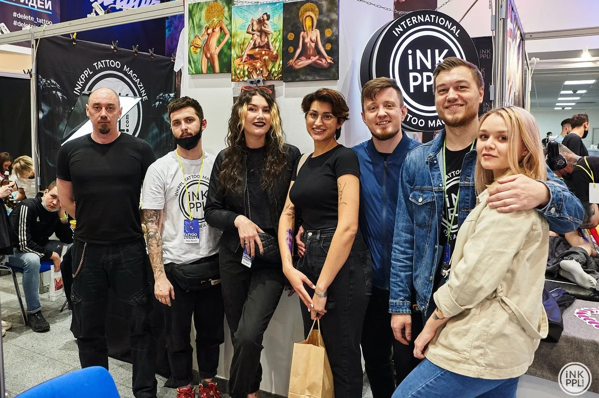 Команда iNKPPL на 18-ом Московском Фестивале Татуировки 2021