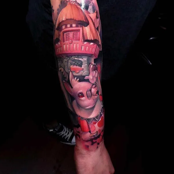 Author's Style tattoo by Steven Compton in Houston