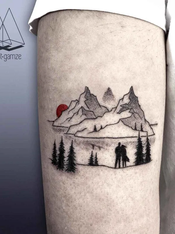 black and grey linework tatuaje en forearm #10248 | Tatuador Mentat Gamze