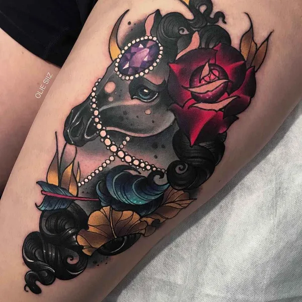 Neo Traditional tattoo by Olie Siiz in Warszawa