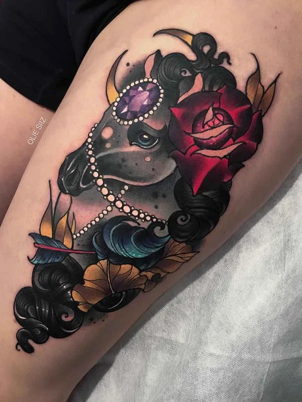 Neo Traditional tattoo by Olie Siiz in Warszawa