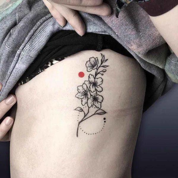 Linework tattoo by Mentat Gamze in Istanbul