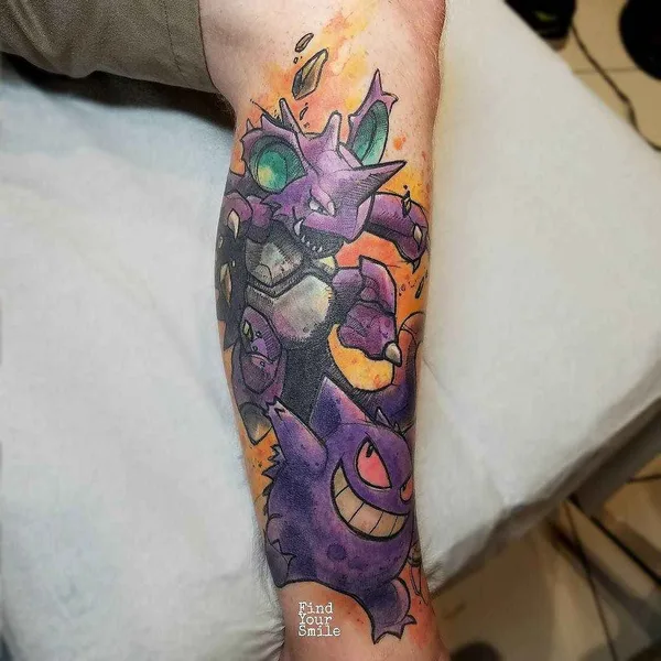 Sketch tattoo by Russell Van Schaick in Orlando