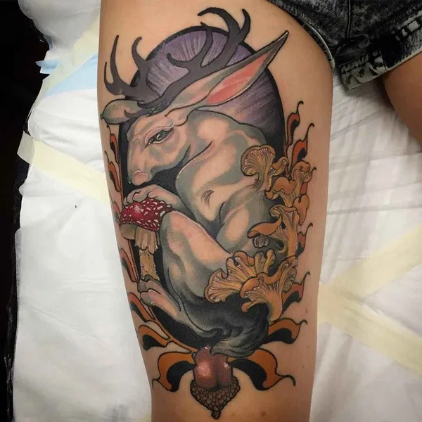 Neo Traditional tattoo by Kat Abdy in Perth