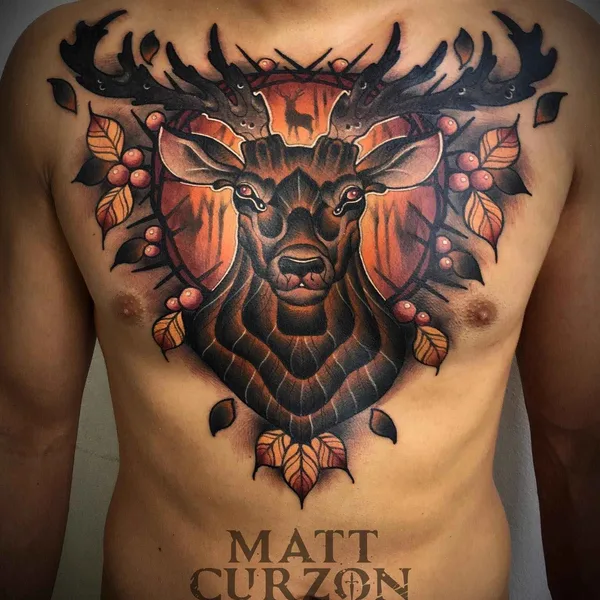 New School tattoo by Matt Curzon in Melbourne