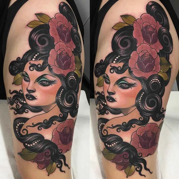 Neo Traditional tattoo by Emily Rose Murray in Melbourne