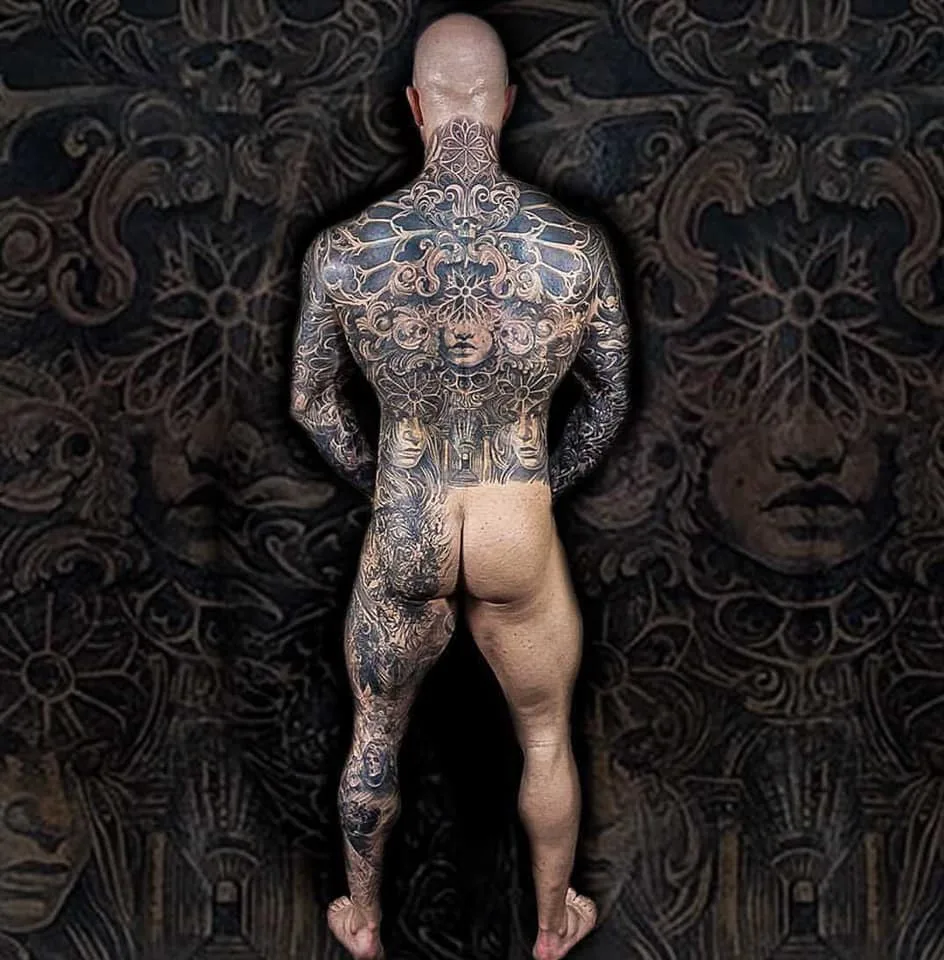 41-Day Tattoo Marathon in Thailand of the American Bodybuilder