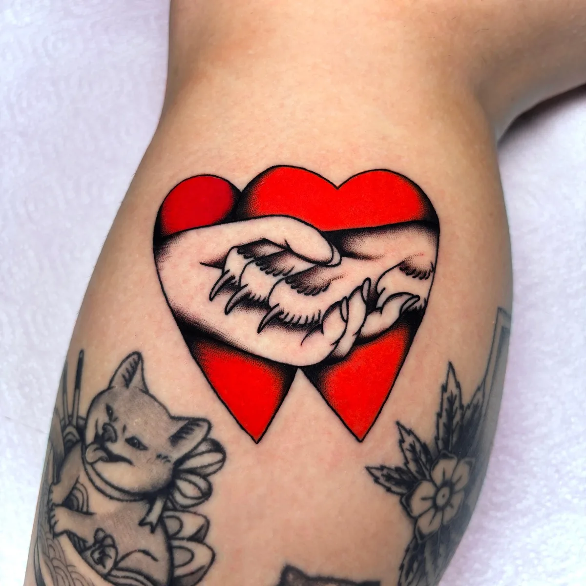 Traditional tattoo in Rostov-on-Don by Pavel Seneli