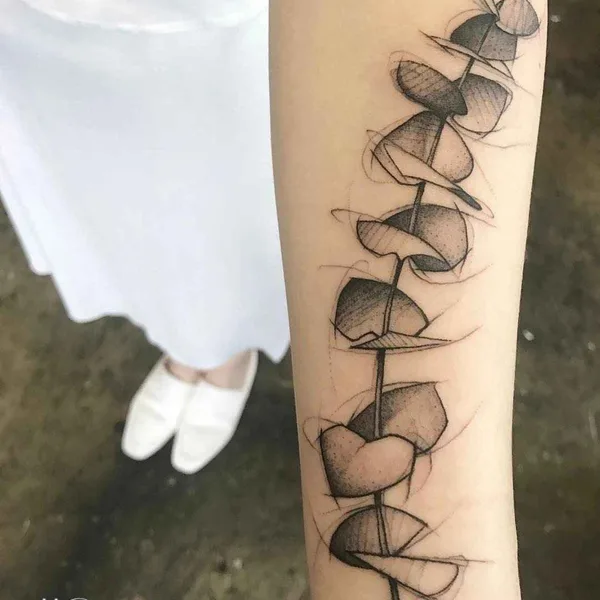 Author's Style tattoo by L'oiseau (Franck Solers) in Collioure